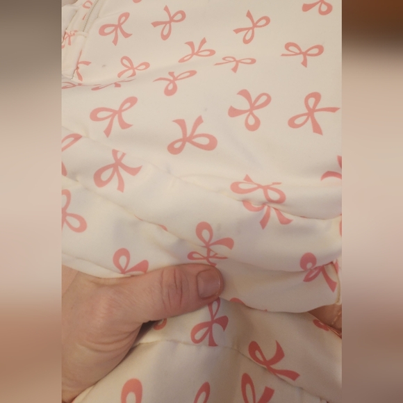 Pink Bow Pattern Backpack Set - Picture 2 of 6